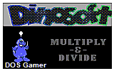 Dinosoft- Multiply and Divide DOS Game
