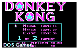 Donkey Kong DOS Game