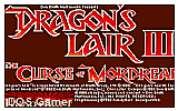 Dragons Lair III The Curse Of Mordread DOS Game