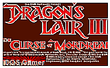Dragons Lair III- The Curse of Mordread DOS Game