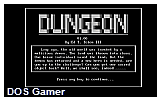 Dungeon DOS Game