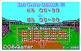 Earl Weaver Baseball II DOS Game