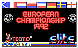 European Championship 1992 DOS Game