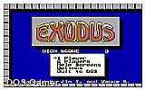 Exodus- Journey to the Promised Land DOS Game