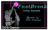 FastBreak Fantasy Basketball DOS Game