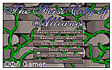 First City of Alliance, The (Prototype) DOS Game