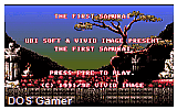 First Samurai DOS Game