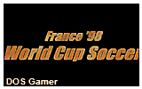 France 98 World Cup Soccer (demo) DOS Game