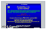 FreeCell Plus DOS Game