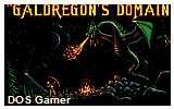 Galdregons Domain DOS Game