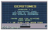 Gemstones DOS Game