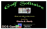 Golf Solitaire DOS Game