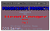 Head Banger #1- Sliding Puzzle Game DOS Game
