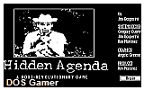 Hidden Agenda DOS Game