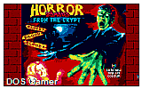 Horror Zombies from the Crypt DOS Game