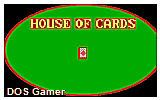 House Of Cards DOS Game