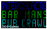 IBMPC- Intergalactic Bar Mans Pub Crawl DOS Game
