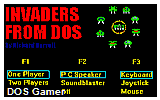 Invaders from DOS DOS Game