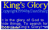 Kings Glory Elite DOS Game