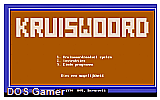 Kruiswoord DOS Game