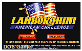 Lamborghini- American Challenge DOS Game