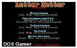 Letter Zetter DOS Game