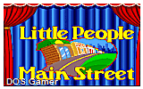 Little People Main Street DOS Game