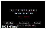 Love Manager DOS Game