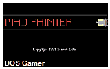 Mad Painter DOS Game