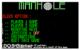 Manhole DOS Game