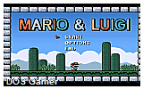 Mario & Luigi DOS Game