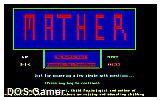 Mather DOS Game