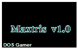 Maxtris DOS Game