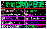 Micropede DOS Game
