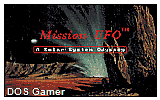 Mission Ufo A Solar System Odyssey DOS Game