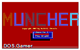 Muncher DOS Game