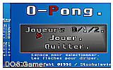 O Pong DOS Game