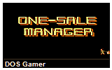 One-Sale Manager DOS Game