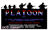 Platoon DOS Game