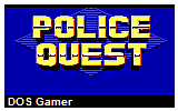 Police Quest 1 DOS Game