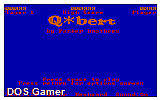 Q-bert DOS Game