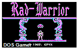 Rad Warrior DOS Game