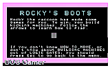 Rockys Boots DOS Game