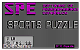 Sports Puzzle DOS Game