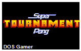 Super Tournament Pong DOS Game
