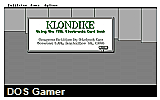 TEGL Klondike Solitaire DOS Game