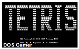 Tetris (b&w) DOS Game