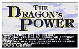 The Dragons Power DOS Game