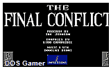 The Final Conflict DOS Game
