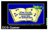 The First Thousand Words in English DOS Game